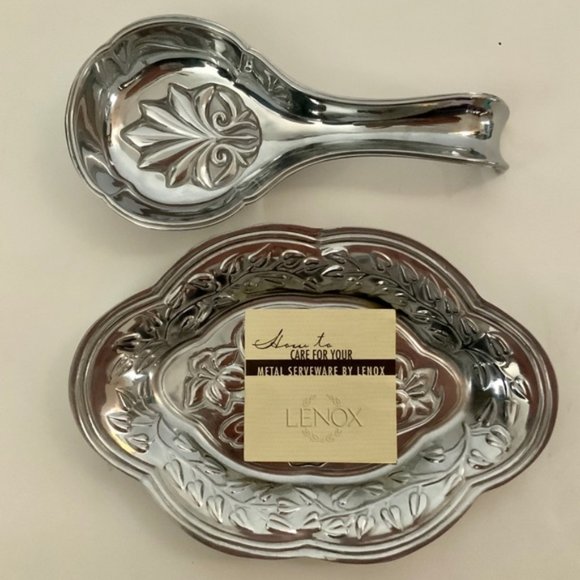 Lenox Other - Lenox 9” tray & Spoon Rest - Set